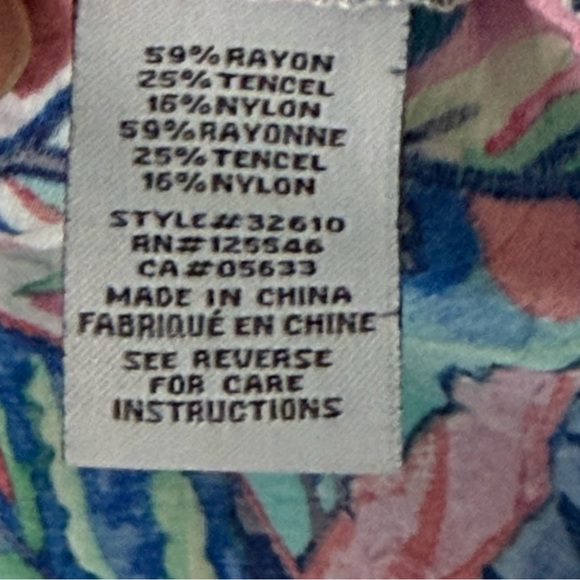 Escape by Habitat Clothes Tropical Print Sleeveless Top new with tags - Picture 5 of 10